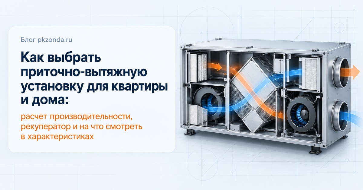 Как выбрать приточно-вытяжную установку — обложка (Codex) Приточно-вытяжная установка для квартиры и дома, схема с рекуператором