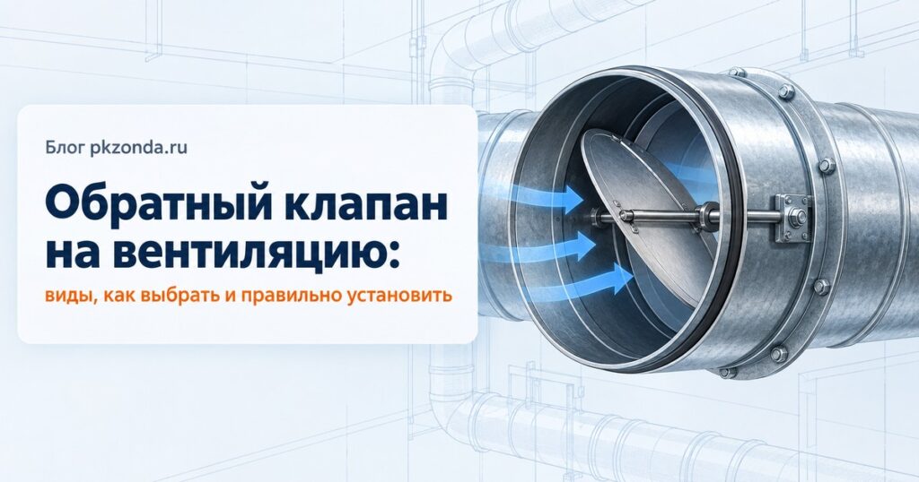 Обратный клапан на вентиляцию: виды, как выбрать и правильно установить