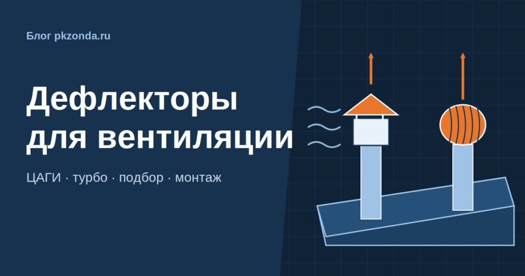 Дефлекторы для вентиляции: как работают ЦАГИ и турбодефлекторы, как подобрать диаметр и поставить на трубу